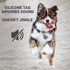 Two-Tone Silent Silicone Dog ID Tag