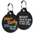 Funny Acrylic Pet ID Tag