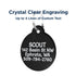 Black Steel Funny Dog ID Tag