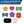 Load image into Gallery viewer, Flower Pet ID Tags
