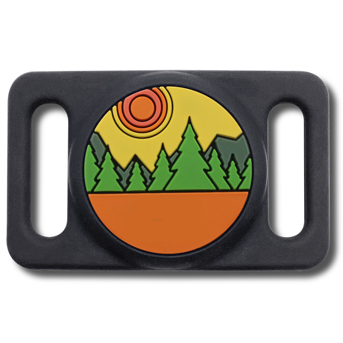 AirTag GPS Tracker Holder Silent Slide-On Pet ID Tag with Design