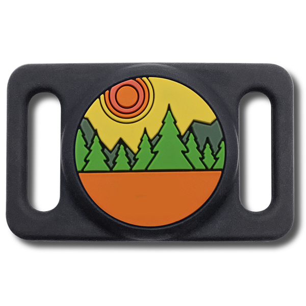 AirTag GPS Tracker Holder Silent Slide-On Pet ID Tag with Design