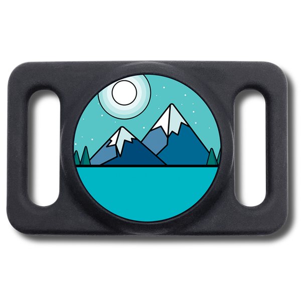 AirTag GPS Tracker Holder Silent Slide-On Pet ID Tag with Design