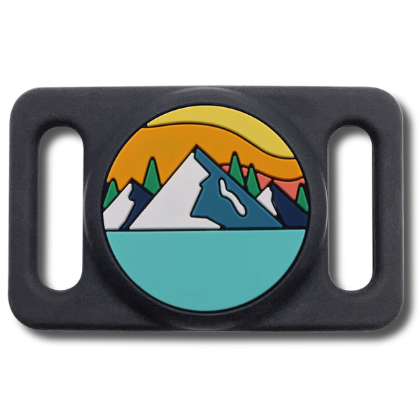 AirTag GPS Tracker Holder Silent Slide-On Pet ID Tag with Design
