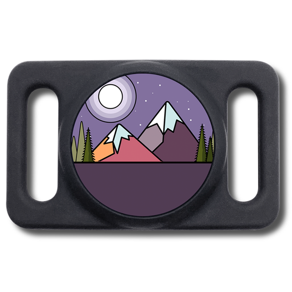 AirTag GPS Tracker Holder Silent Slide-On Pet ID Tag with Design
