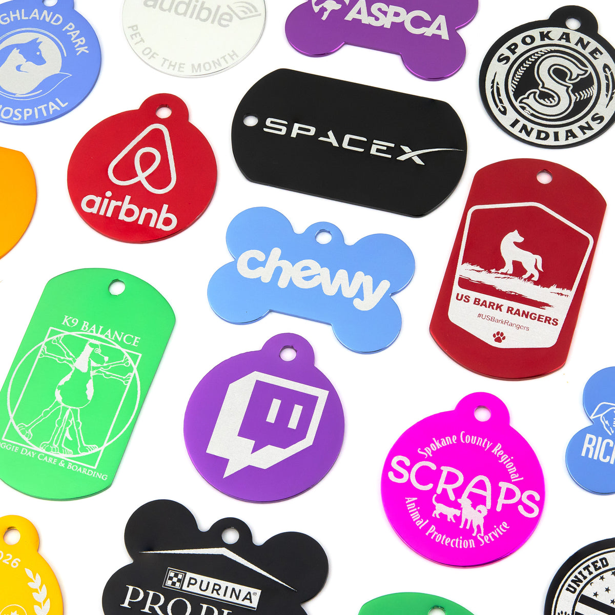 Custom Logo Dog Tags - Volume Pricing