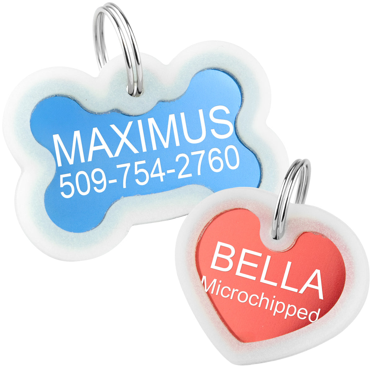 Pet ID Tags with Tag Silencer
