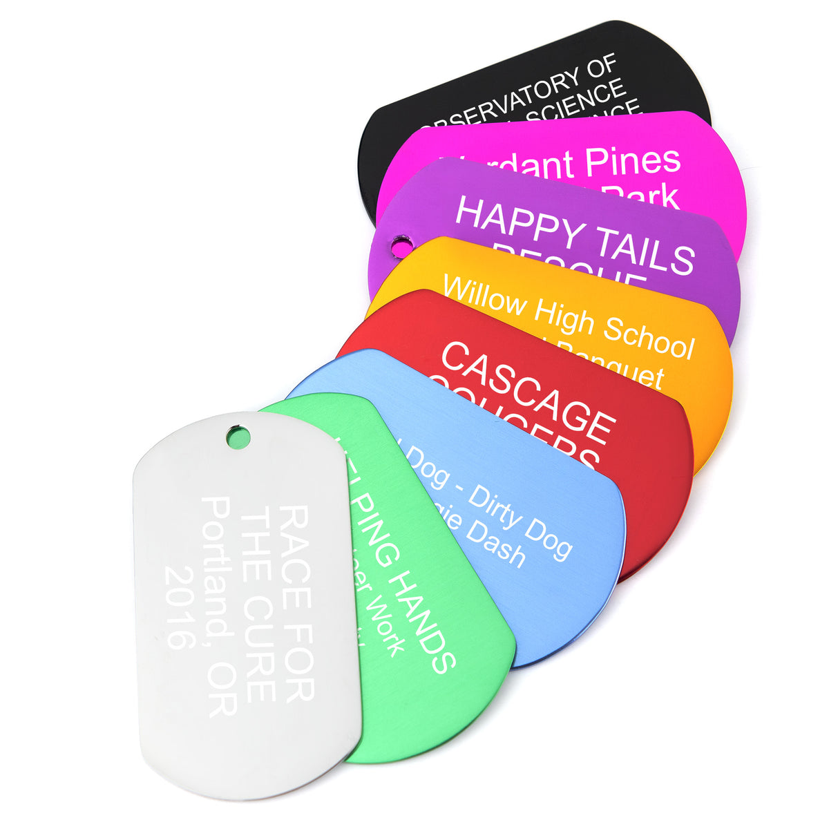 Engraved Military Dog Tags - Volume Pricing