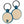 Load image into Gallery viewer, Round Silent Silicone Pet ID Tag

