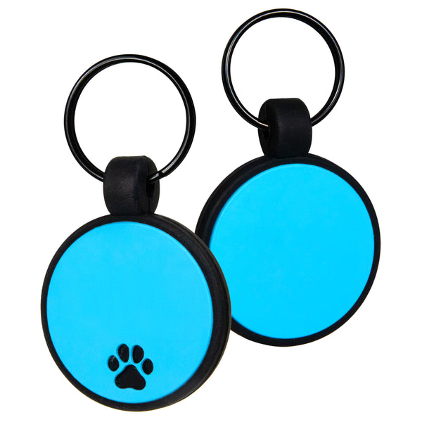 Round Silent Silicone Pet ID Tag