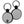 Load image into Gallery viewer, Round Silent Silicone Pet ID Tag
