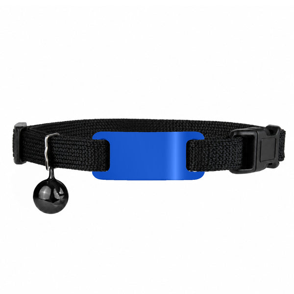Personalized Reflective Cat Collar with Tag and Safety Buckle