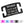 Load image into Gallery viewer, Angled close-up of black Silent Slide-On Dog ID tag with white engraving showing sample name Winston and contact info
