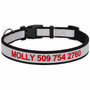 Personalized Reflective Dog Collar with Quick Release Buckle, Embroidered