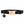 Load image into Gallery viewer, Front view of reflective black cat collar with rose gold ID plate, breakaway safety buckle and bell on white background
