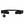 Load image into Gallery viewer, Flat lay of black reflective cat collar showcasing a silver engraved ID plate, breakaway safety buckle, and bell on white background
