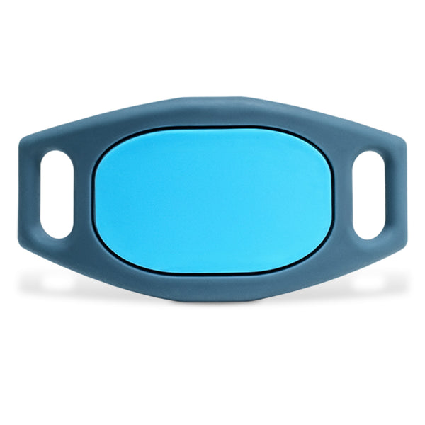 Silent Silicone Slide-On Pet ID Tag - Fits Most Collars