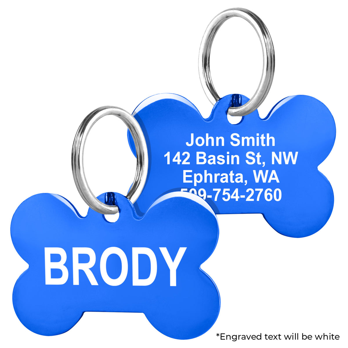 Bone Pet ID Tag