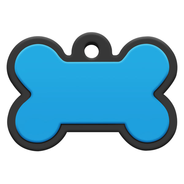 Bone Silent Silicone Dog ID Tag