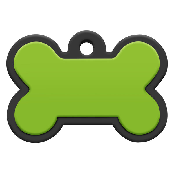 Bone Silent Silicone Dog ID Tag