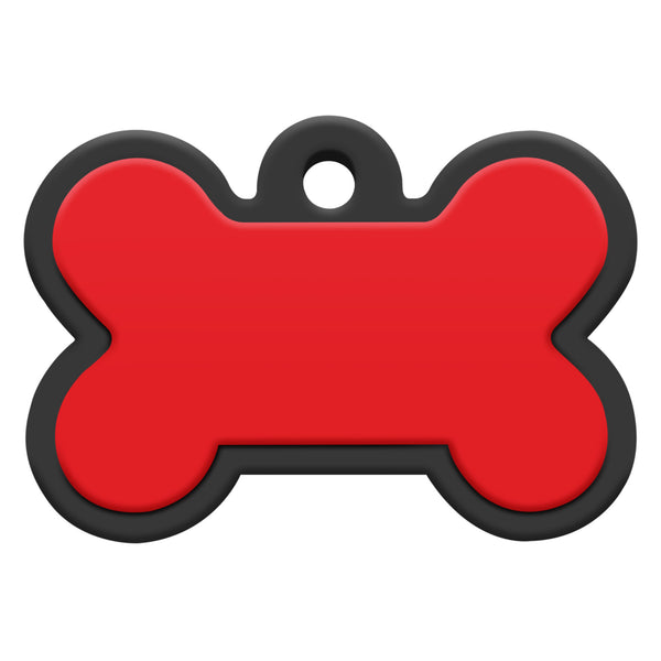 Bone Silent Silicone Dog ID Tag