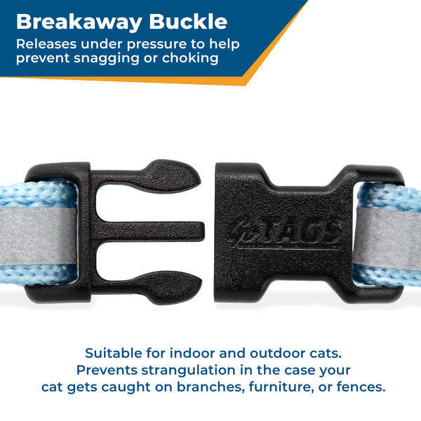 Reflective Cat Collar with Breakaway Buckle