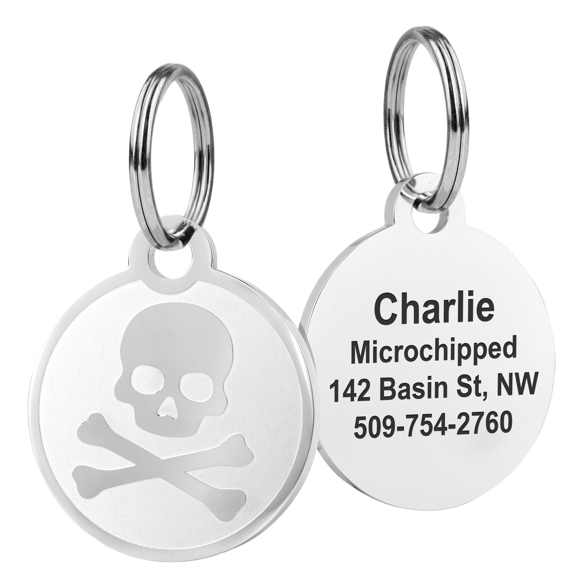 Embossed Pet ID Tag - 7 Designs