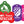 Load image into Gallery viewer, Front view of custom logo dog tags in bright colors showing bone, round, and rectangular shapes with white sample logos
