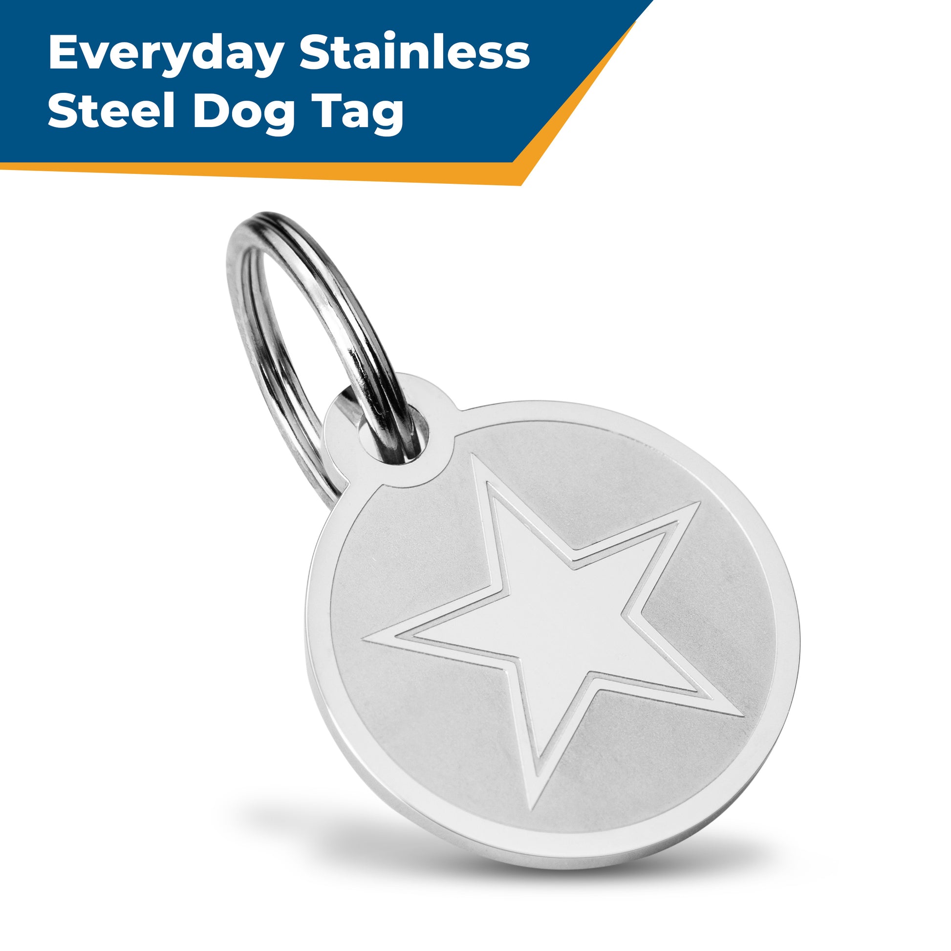 Embossed Pet ID Tag - 7 Designs