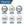 Load image into Gallery viewer, Round Dog ID Tag with Enamel Paw
