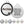 Load image into Gallery viewer, Round Dog ID Tag with Enamel Paw
