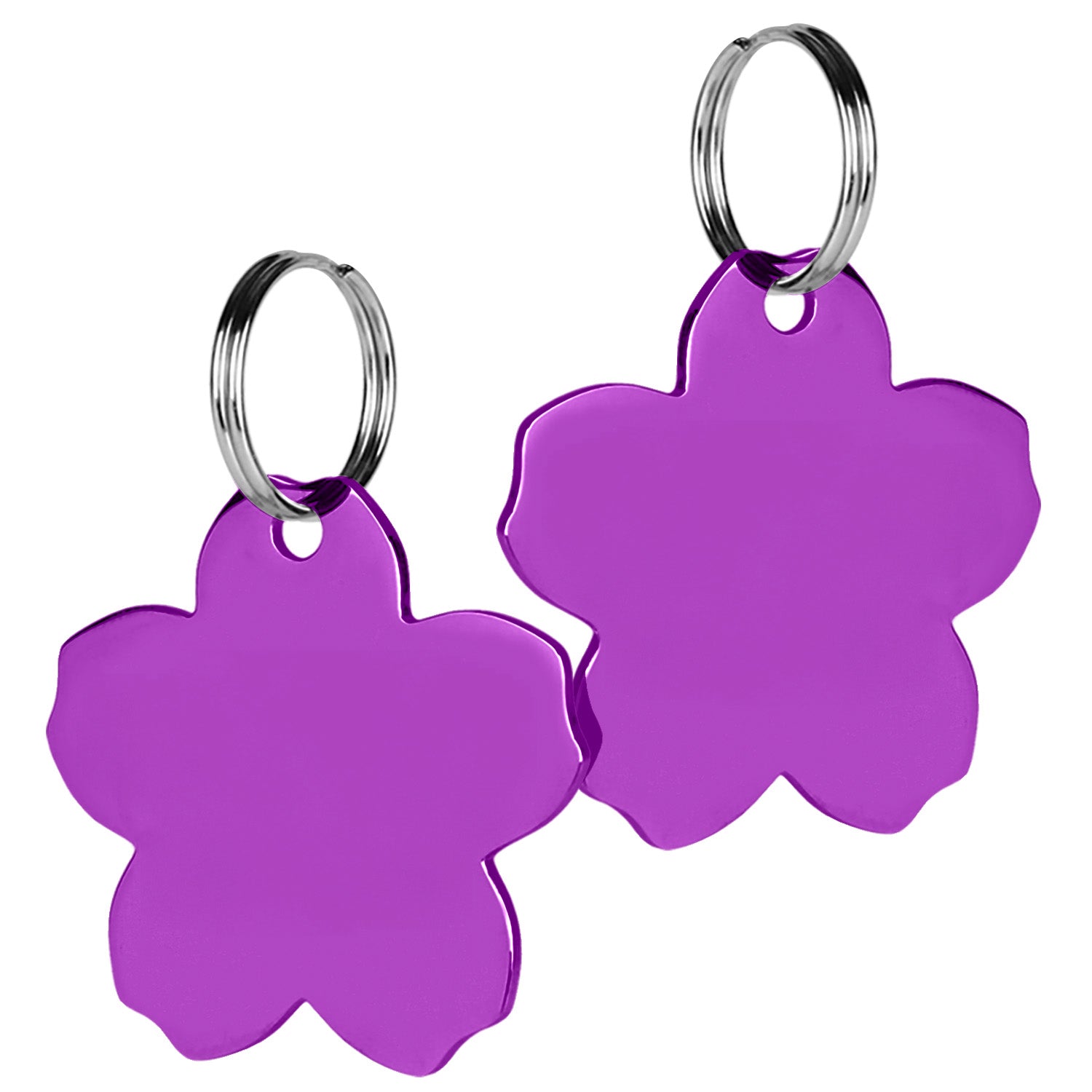 Flower Pet ID Tag