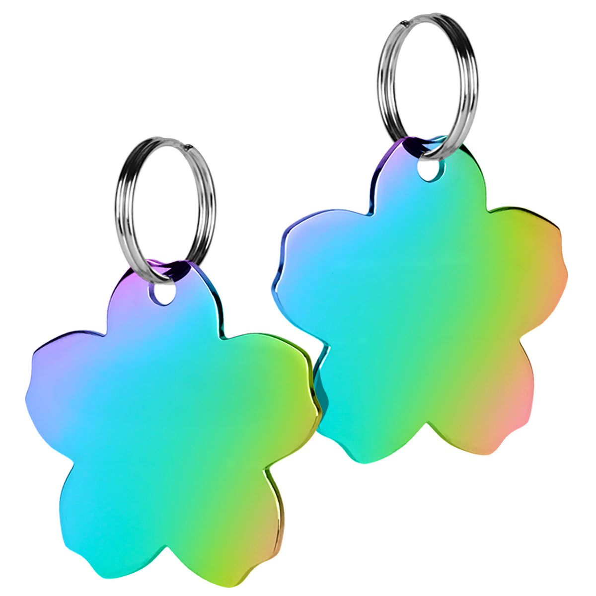 Flower Pet ID Tag