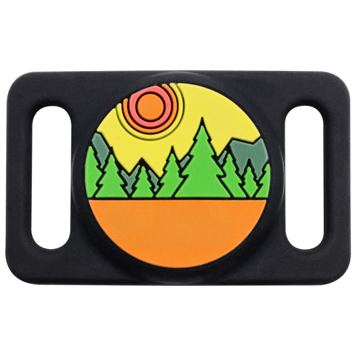 AirTag GPS Tracker Holder Silent Slide-On Pet ID Tag with Design