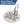 Load image into Gallery viewer, Glitter Paw Print Pet ID Tags in Stainless Steel
