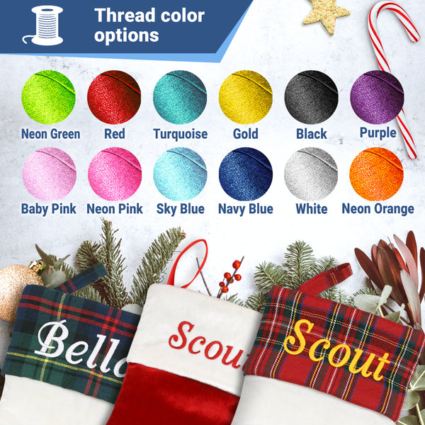 Paw Shaped Christmas Stocking for Pets, Personalized