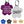 Load image into Gallery viewer, Flower Pet ID Tag in Stainless Steel
