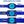Load image into Gallery viewer, Graphic of three blue AirTag dog collars with silicone holders labeled Small, Medium, Large and headline Available in 3 sizes
