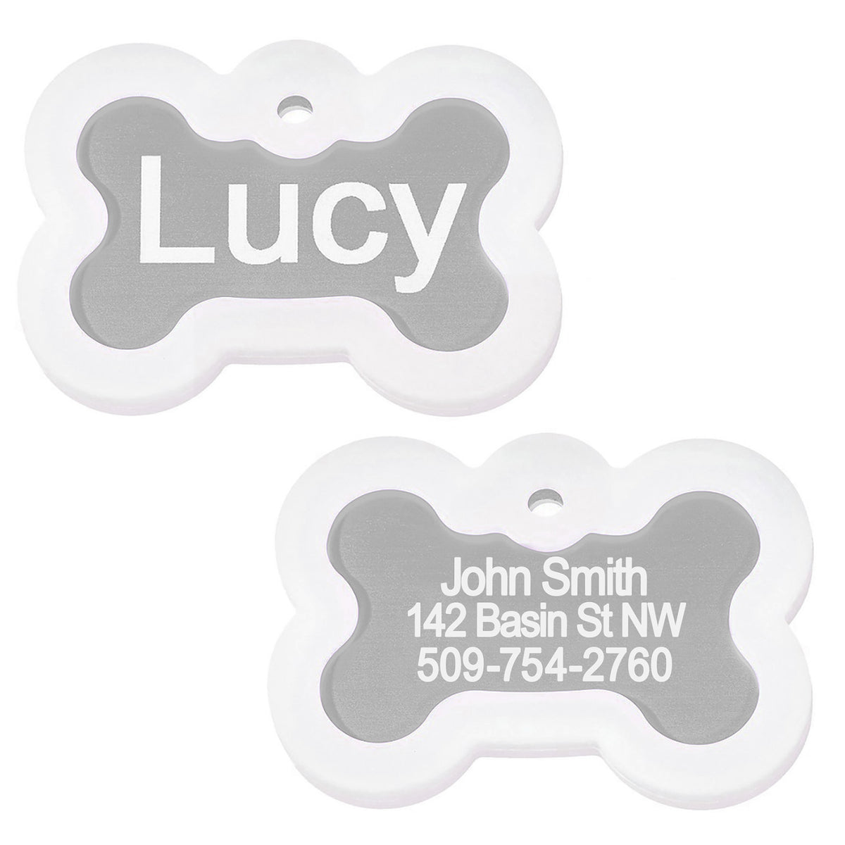 Pet ID Tags with Tag Silencer