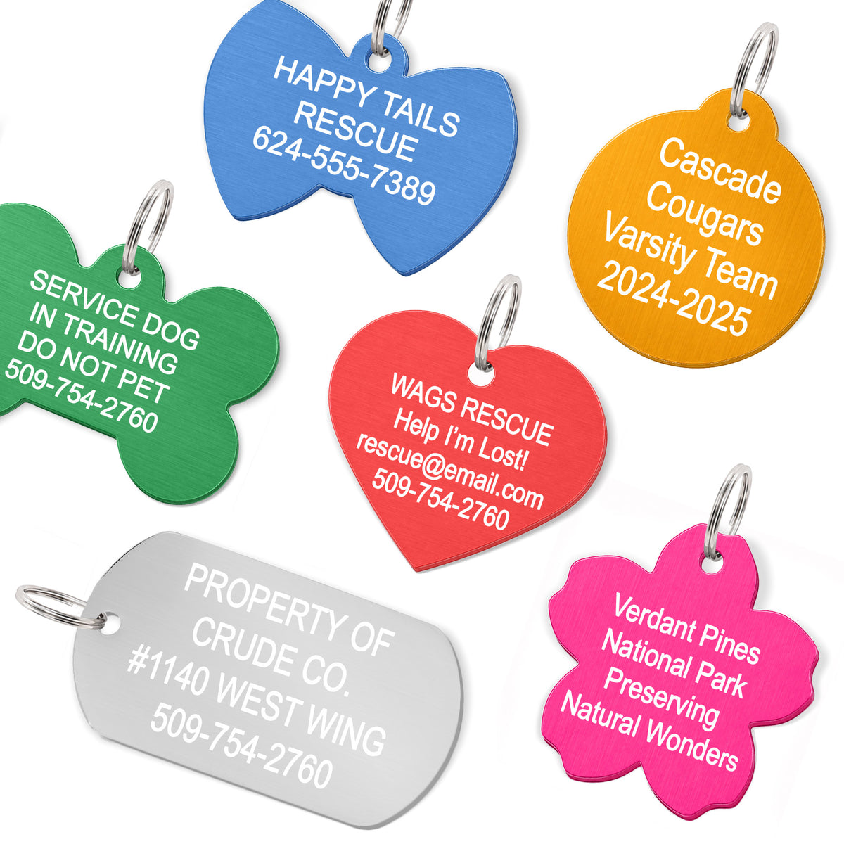 Custom Pet Tags - Volume Pricing