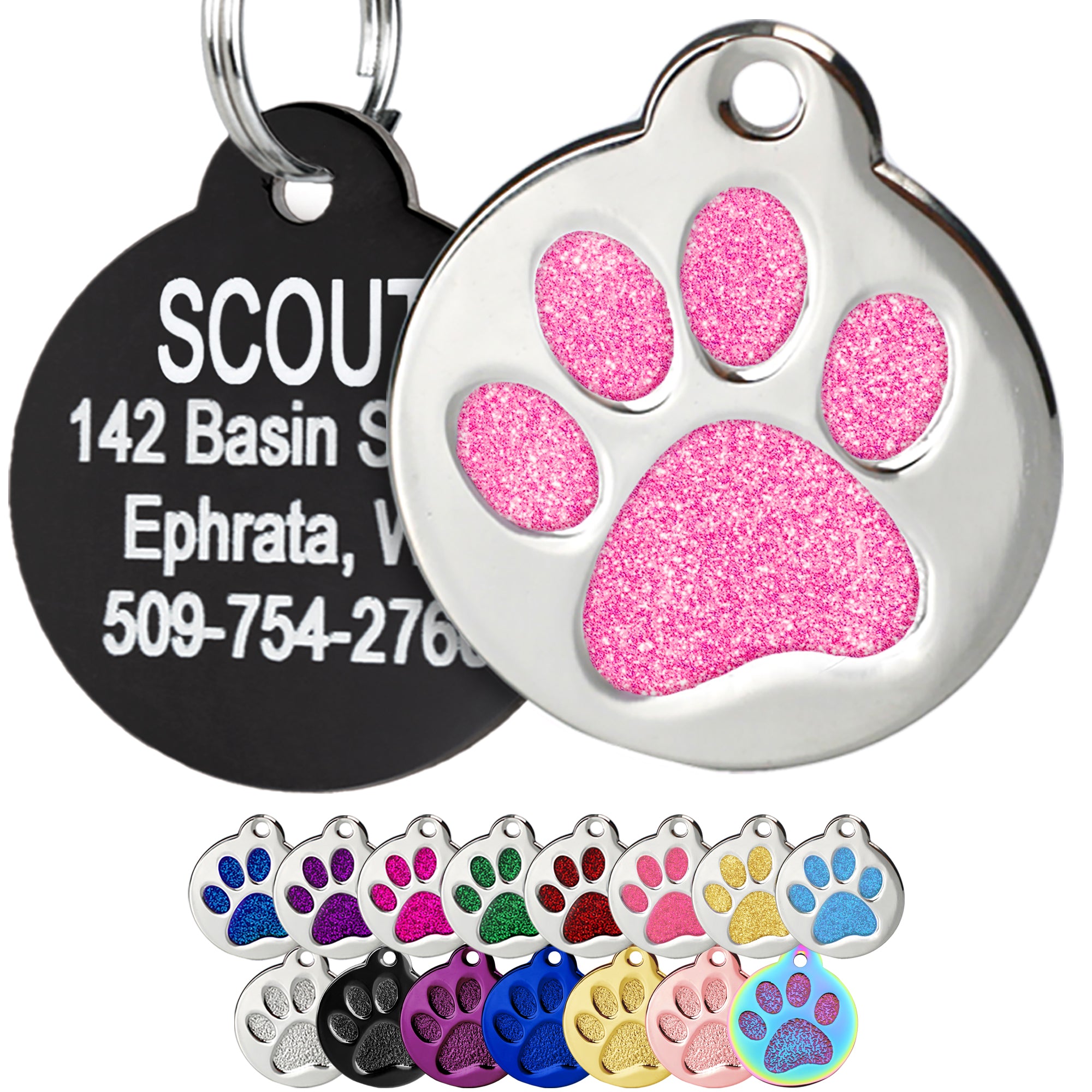 Amazon Military Dog Tag Protectors Glitter Dog Tags For Pets