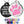 Load image into Gallery viewer, Glitter Paw Print Pet ID Tags in Stainless Steel
