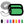 Load image into Gallery viewer, Angled view of embossed US military dog tag necklace set with green anodized tags, ball chains, silencers, and eight colors
