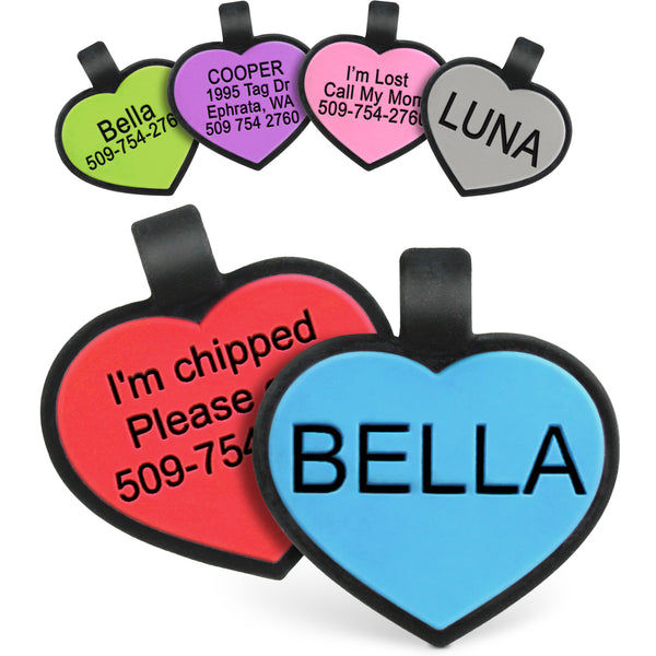 Dog id tags silicone best sale