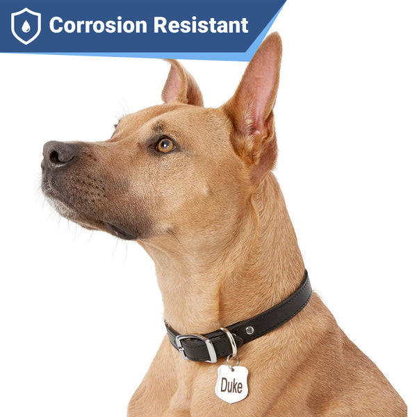 Ranger Badge Pet ID Tag in Stainless Steel