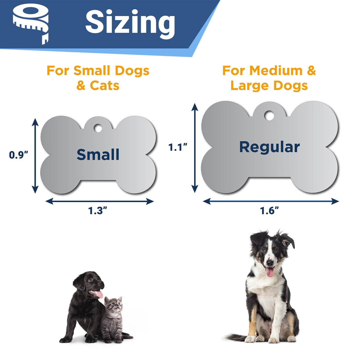 Bone Pet ID Tag