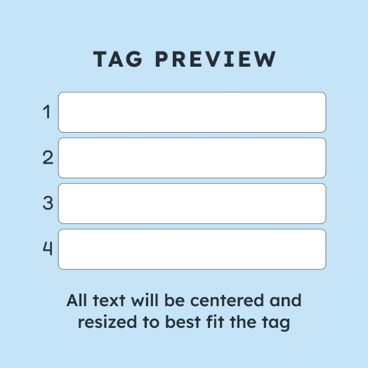 Custom Pet Tags - Volume Pricing