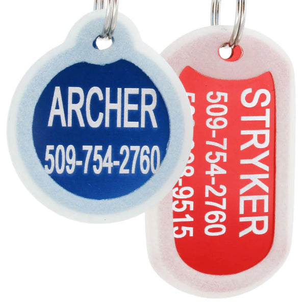 Pet ID Tags with Tag Silencer