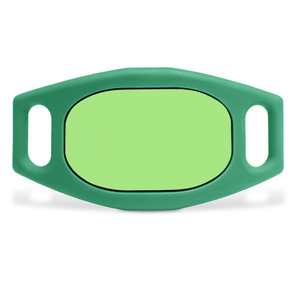 Silent Silicone Slide-On Pet ID Tag - Fits Most Collars
