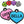 Load image into Gallery viewer, Front view of blue heart-shaped silicone pet ID tag showcasing personalized BELLA engraving with colorful tags on a white background
